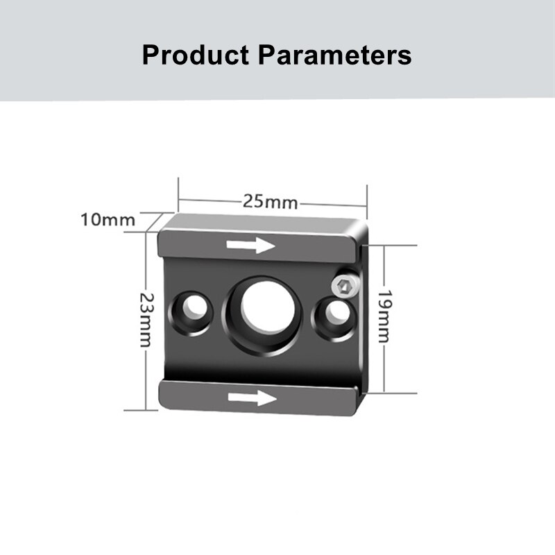 R5 R6 adattatore per montaggio su slitta fredda per fotocamera con filettatura Anti-off per A7C A7S3 A7M3 A7III morsetto per microfono per fotocamera LED opzioni fai da te