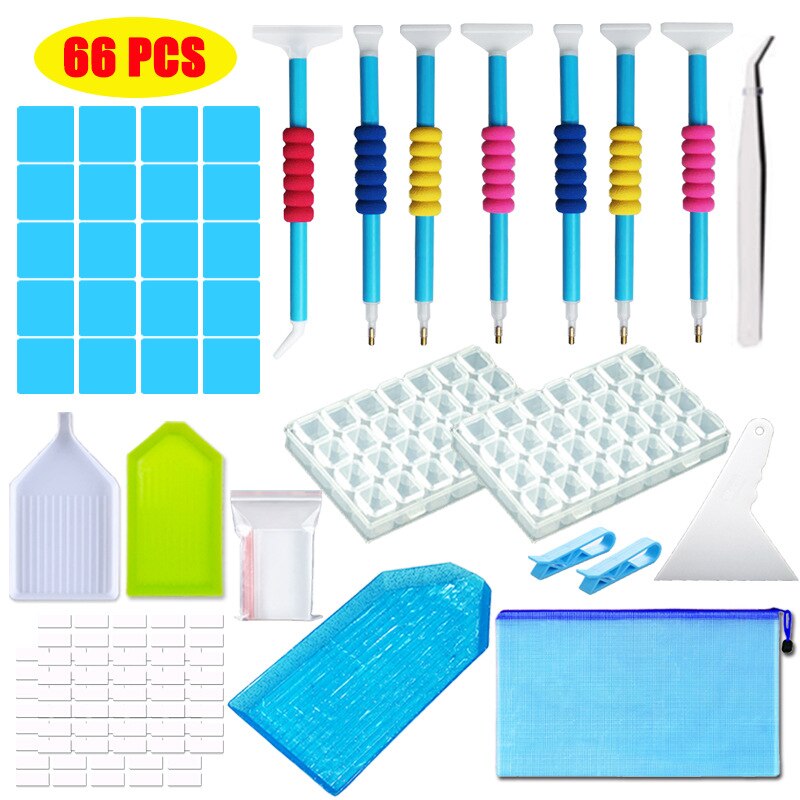 151Pcs Diamond Painting Tool Diamond Painting Accessories Kit Diamond Cross Stitch Tool Set Diamond Embroidery Box for DIY Craft