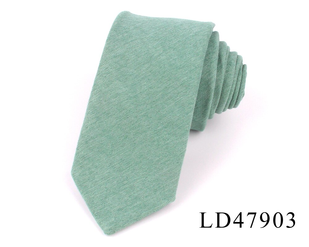Gravatas de cor sólida para homens e mulheres, gravatas finas e casuais para casamento: LD47903