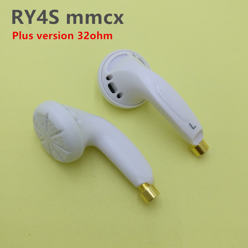 RY4S – écouteurs avec interface mmcx, 15mm, de la musique, son, HIFI, style MX500, 3.5mm, 300ohm: RY4S white mmcx plus