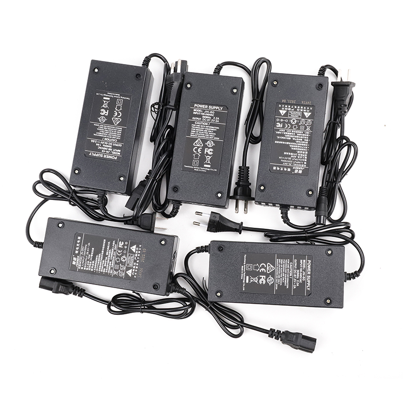 Chargeur universel de batterie au Lithium pour vélo électrique, 24v 2a 36v2a 48v2a 60v2a, accessoires pour Scooter électrique