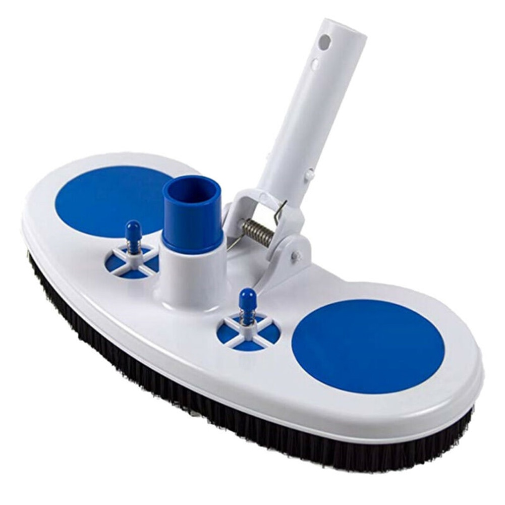 Tête d'aspiration piscine bleu + blanc tête d'aspirateur piscine aspirateur brosse de nettoyage tête d'aspiration piscine aspiration