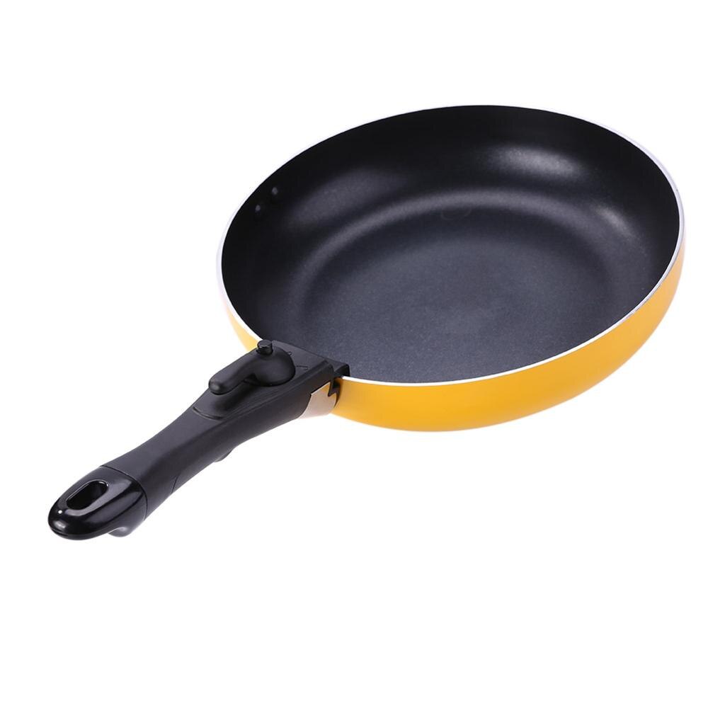 Olla desmontable con mango extraíble para freír, Clip de agarre desmontable para cocina, pinzas para sartén, herramientas de vajilla para exteriores