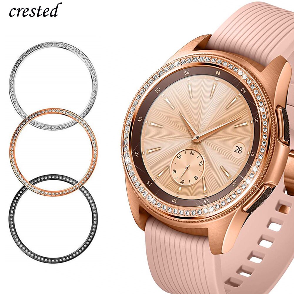 Étui pour montre Samsung Galaxy, cadran diamanté, S3, S2, frontier, classique, sport, adhésif, 42 mm, 46 mm, accessoires