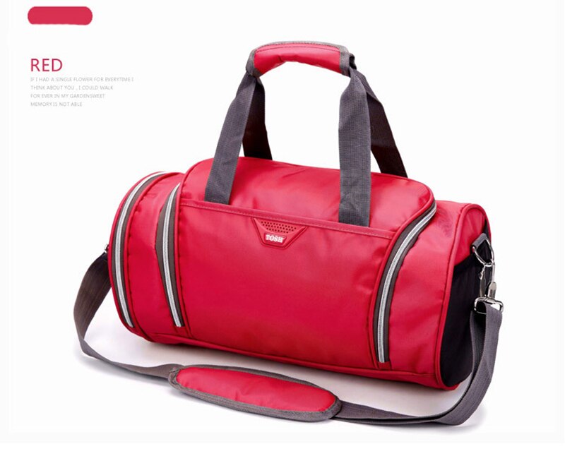 wasserdichte Frauen Sport tasche Männer sporttasche Rucksack Fitness Reise Handtasche Außen Separaten Raum Für Schuhe Sack Sport tasche männlichen
