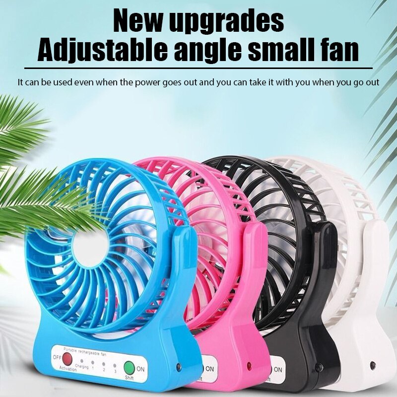 Portable Mini Handheld Fan Portable recargable USB Desk Pocket Mini Fan Handheld Air Cooler Outdoor Office Fan Summer