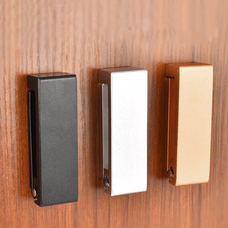 Ganchos plegables para puerta de pared, Perchero de ropa, sombrero, bolsos colgadores de aleación de aluminio, cocina, baño, ganchos de toallas a prueba de herrumbre, gancho individual plegable