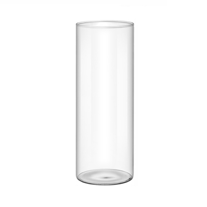 Vaso vidro contemporâneo com cilindros vidro decorativos para flores e velas