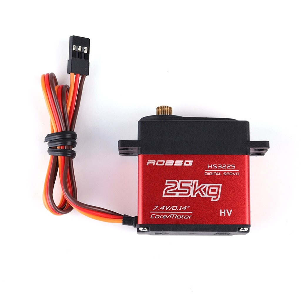 HS3225 180 Degree Digital RC Servo 25KG Torque Waterproof Metal RC Servo Motor