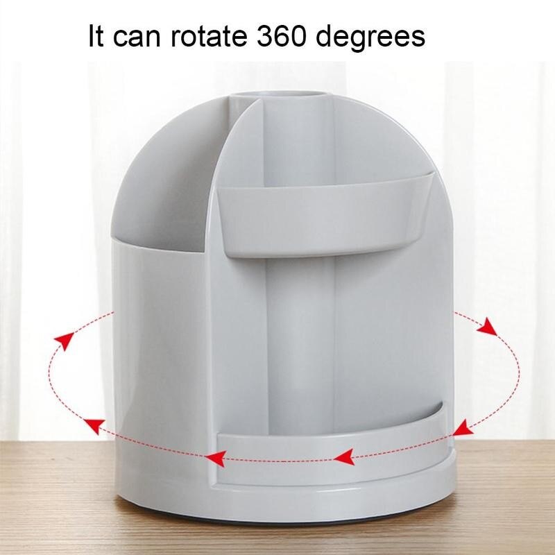 360 Degree Rotation Desk Pen Organizer Holder Caddy Office Pencil Mesh Desktop Storage Office Small Object Storage Container