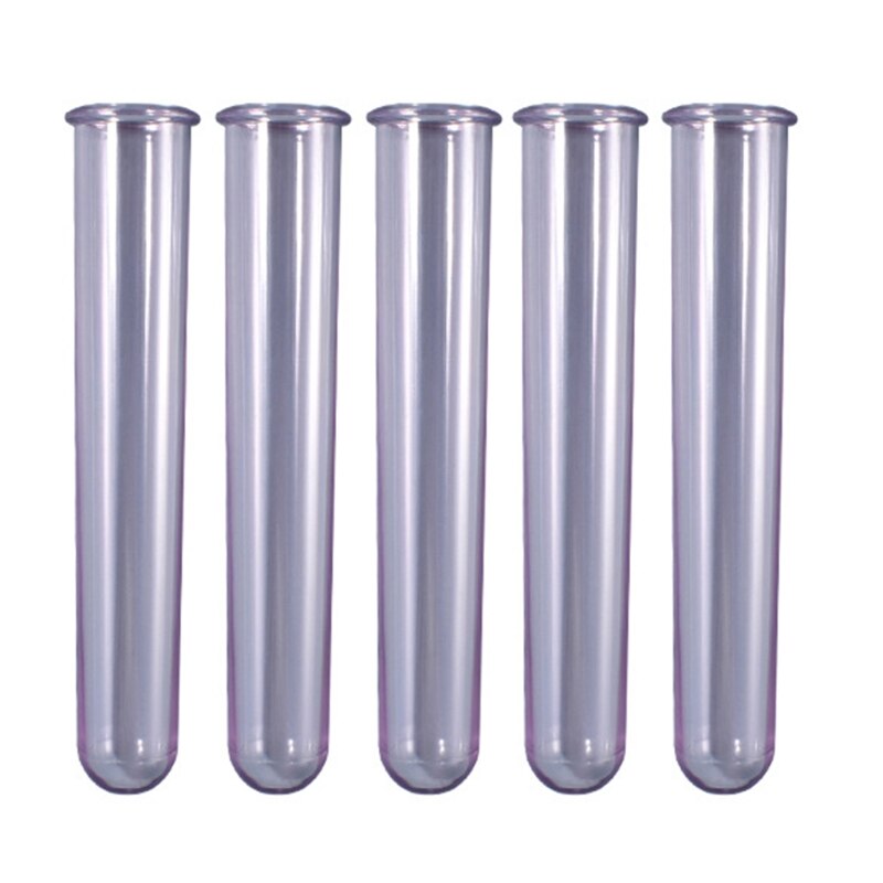 Flower Pot Hydroponic Cylinder Epoxy Resin Mold Test Tube Vase Silicone Bracket Silicone Mould DIY Crafts Jewelry Decor Tools: Purple Tubes