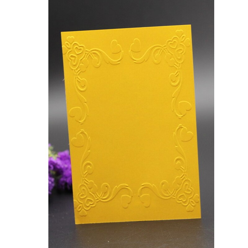 Heart Lace Plastic Template Craft Card Making Paper 1Pc Photo Album Wedding Decoration Scrapbooking Embossing Folder