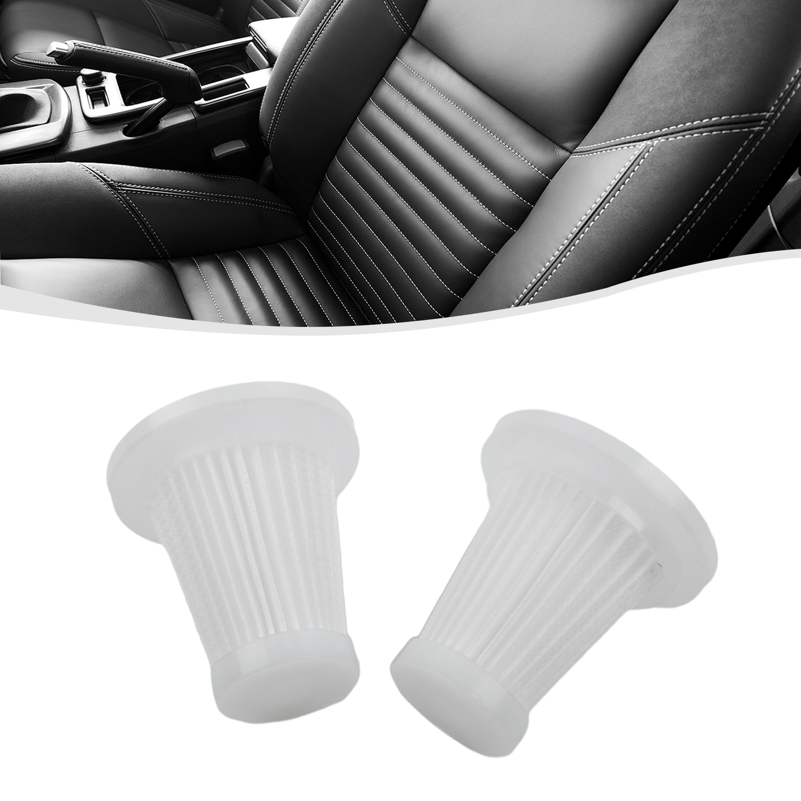 2 3 5 Stuks Herbruikbare Auto Stofzuiger Vervangen Accessoires Wasbare Filters Handheld Stofzuiger Accessoires Herbruikbaar