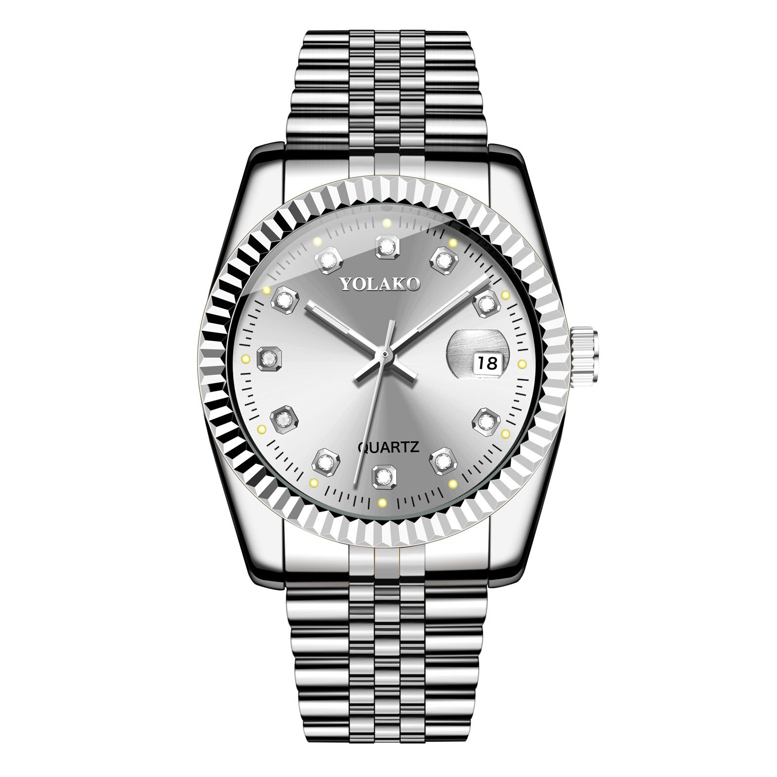 Men's Casual Quartz Stainless Steel Strap Watch Analog Watch часы женские reloj hombre montre zegarek relogio: A