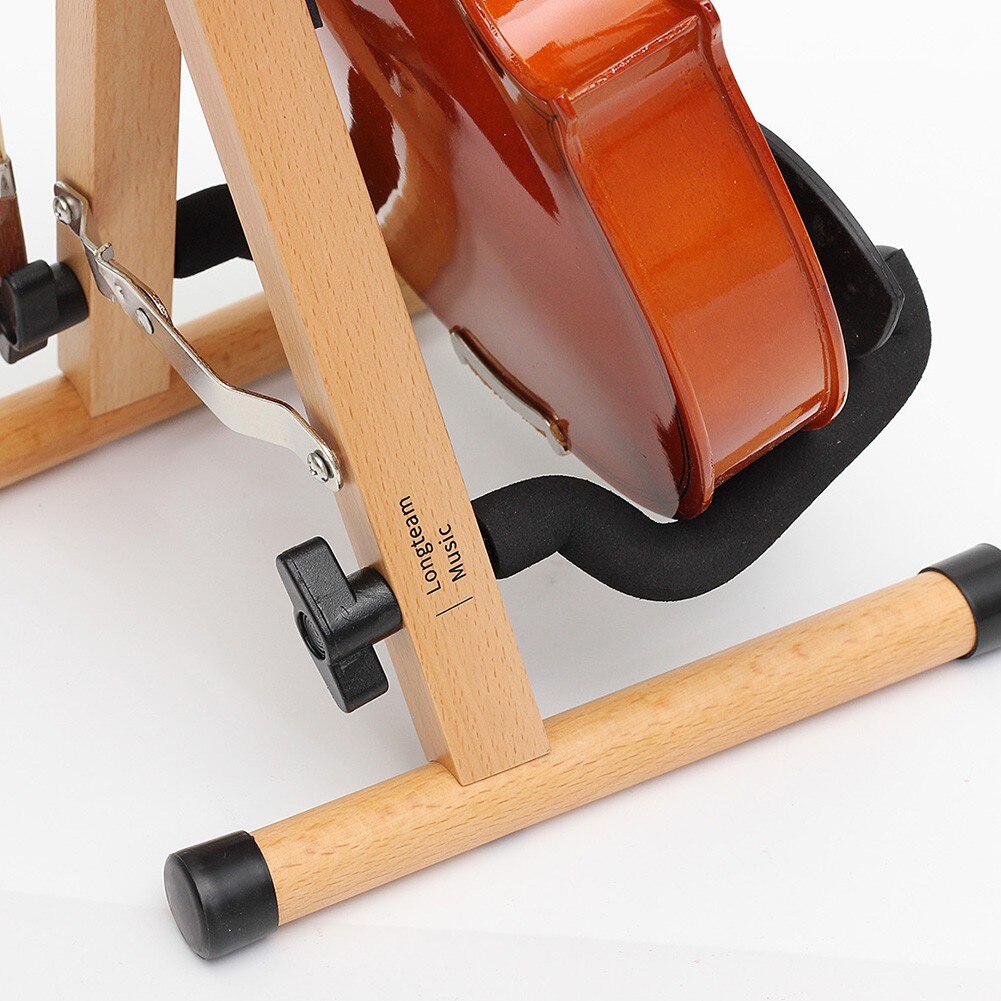Universal Violin Guitar Stand Wooden Portable Folding Travel Guitar Stand For Guitar Ukulele Bass Mandolin Stringed Instruments