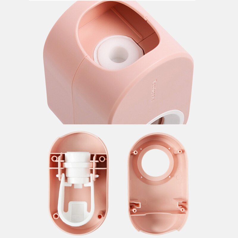 Toothpaste Squeezer Set With Toothbrush Holder Adhesive Automatic Toothpaste Dispenser For Kid Adult Bathroom badkamer accessory