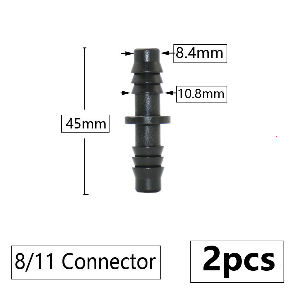 3/8" 8mm Gartenschlauchanschluss 8/11 bis 4/7 3/5mm Schlauchreduzierer Wassersplitter T-Stück Ellenbogendstopfen Tropfbewässerungssystem passend zu: Gelb