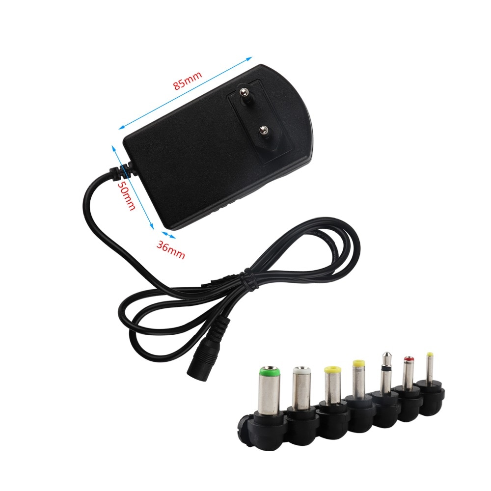Alimentation 12 v AC à DC adaptateur 3V 4.5V 6V 7.5V 9V 12V réglable EU US prise pour lampes LED bande lumineuse 3A 30W JQ