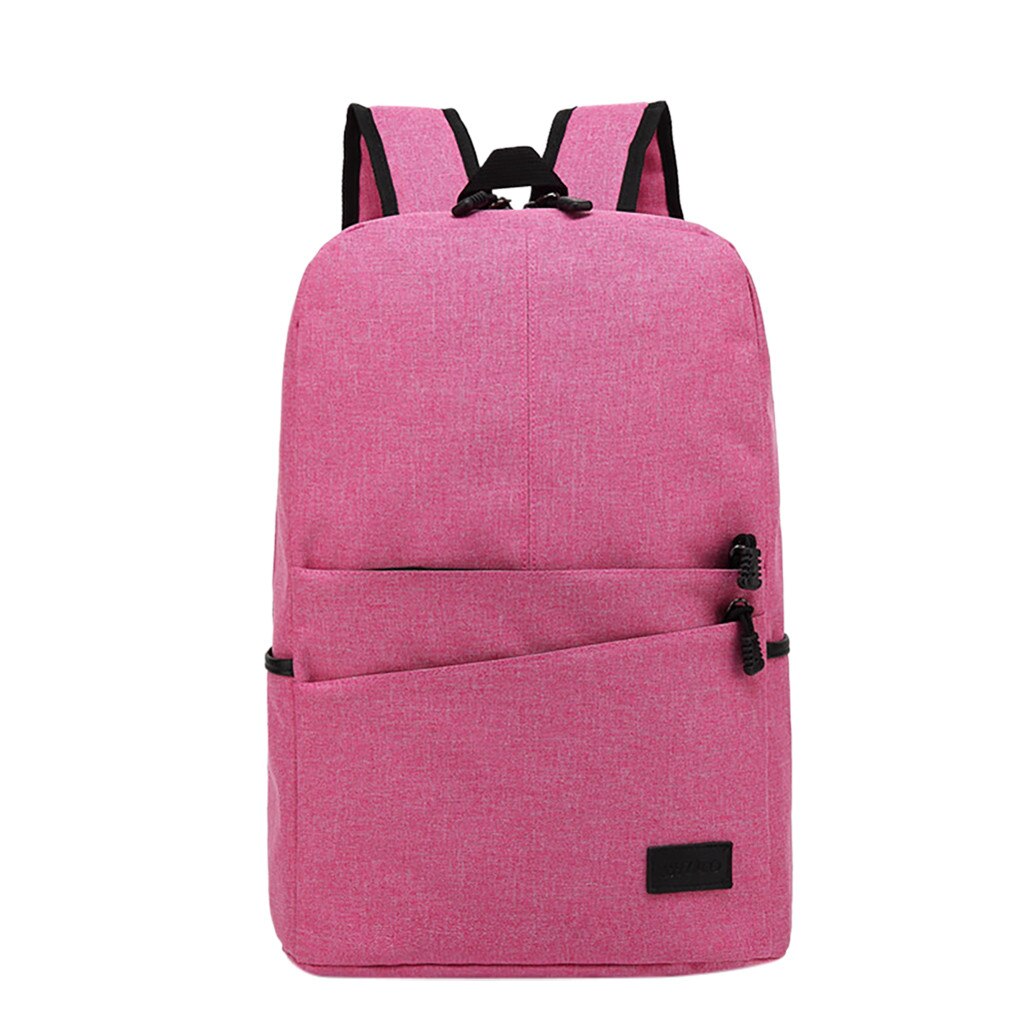 Men & Women Big capacity Travel Backpack USB Retro Canvas Student Bag Backpack Waterproof Business Bag: N