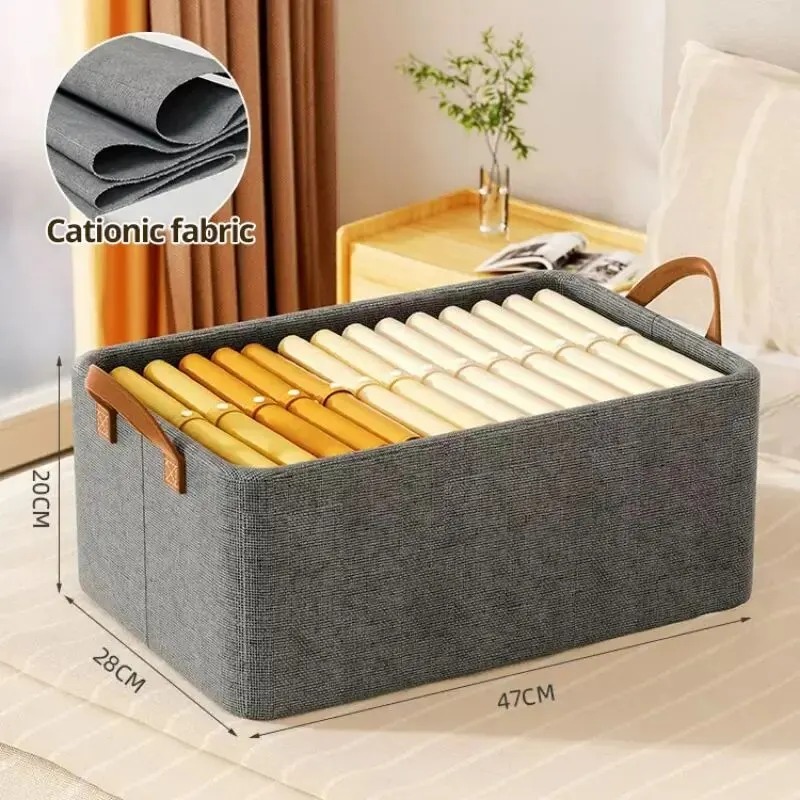 Vlies Kleidung Organizer Hosen Lagerung Box Neue Haushalts Schrank Schublade Organizer Unterwäsche Socken Kleiderschrank Lagerung Organisatoren: Orange / 1-5 Zellen