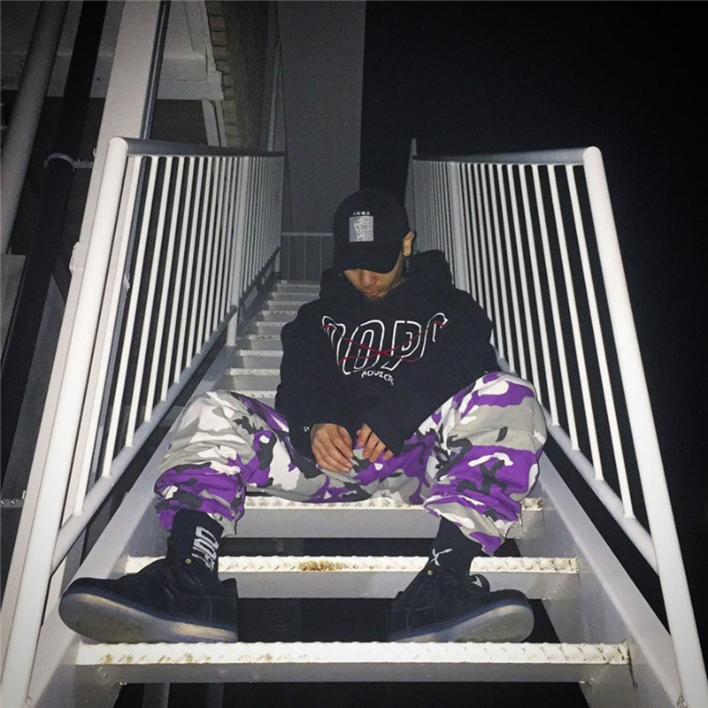 Wish's camouflage workwear denim casual pants Harlan pants