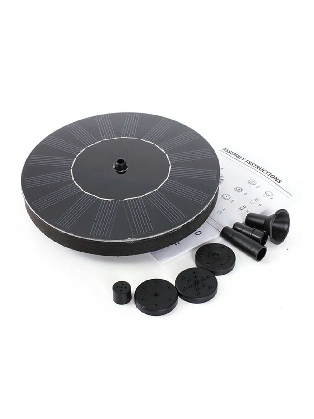 Round Solar Panel Solar Floating Fountain Solar Sm... – Vicedeal