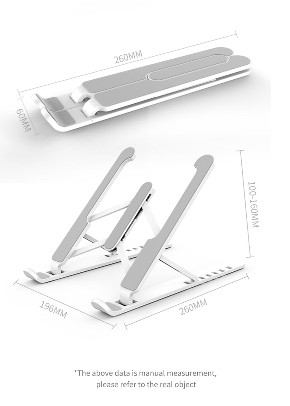 Adjustable Foldable Laptop stand standing desk support Holder Notebook Stand For Notebook Macbook Pro Air iPad Pro DELL HP