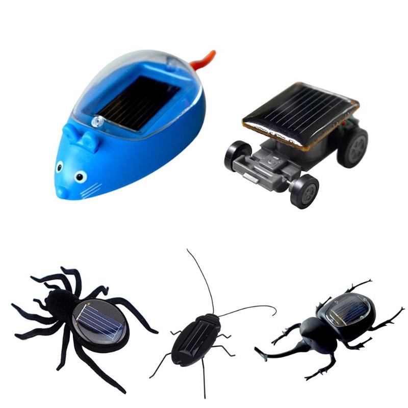 1 st Solar Power Energy Insect Kakkerlak Cricket Solar Novelty Funny Baby Kids Speelgoed Geen Batterijen Nodig Hoge Simulatie Speelgoed