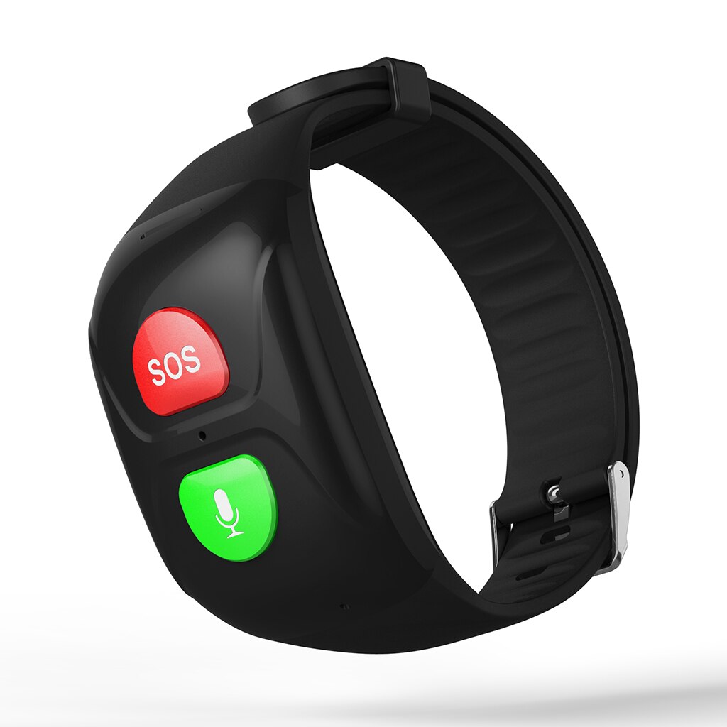 Vattentät sos smart armband blodtryck sömn övervakning gps positionering fitness tracker för äldre