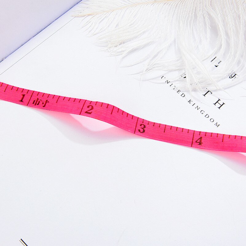 Soft Flat Body Measuring Ruler for Bust Waist Circumference Gauge 150cm/60" Centimeter Sewing Tailor Tape Height measurement
