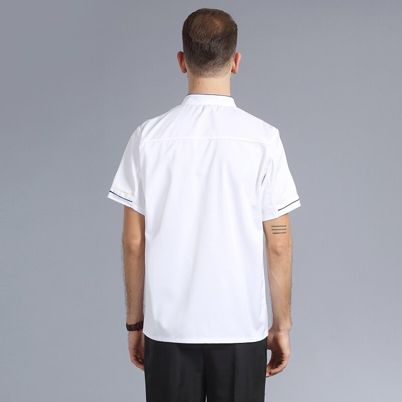 Summer cooks clothing restaurant uniforms shirts chef jacket restaurant workwear men women kitchen uniform