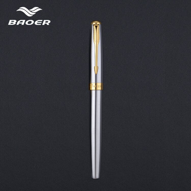 Baoer 388 Vulpen Pluma Fuente Stylo Pluim Vulpennen Selling Authentieke Penna Stilografic Relatiegeschenk Pen: 388baiganggangbi