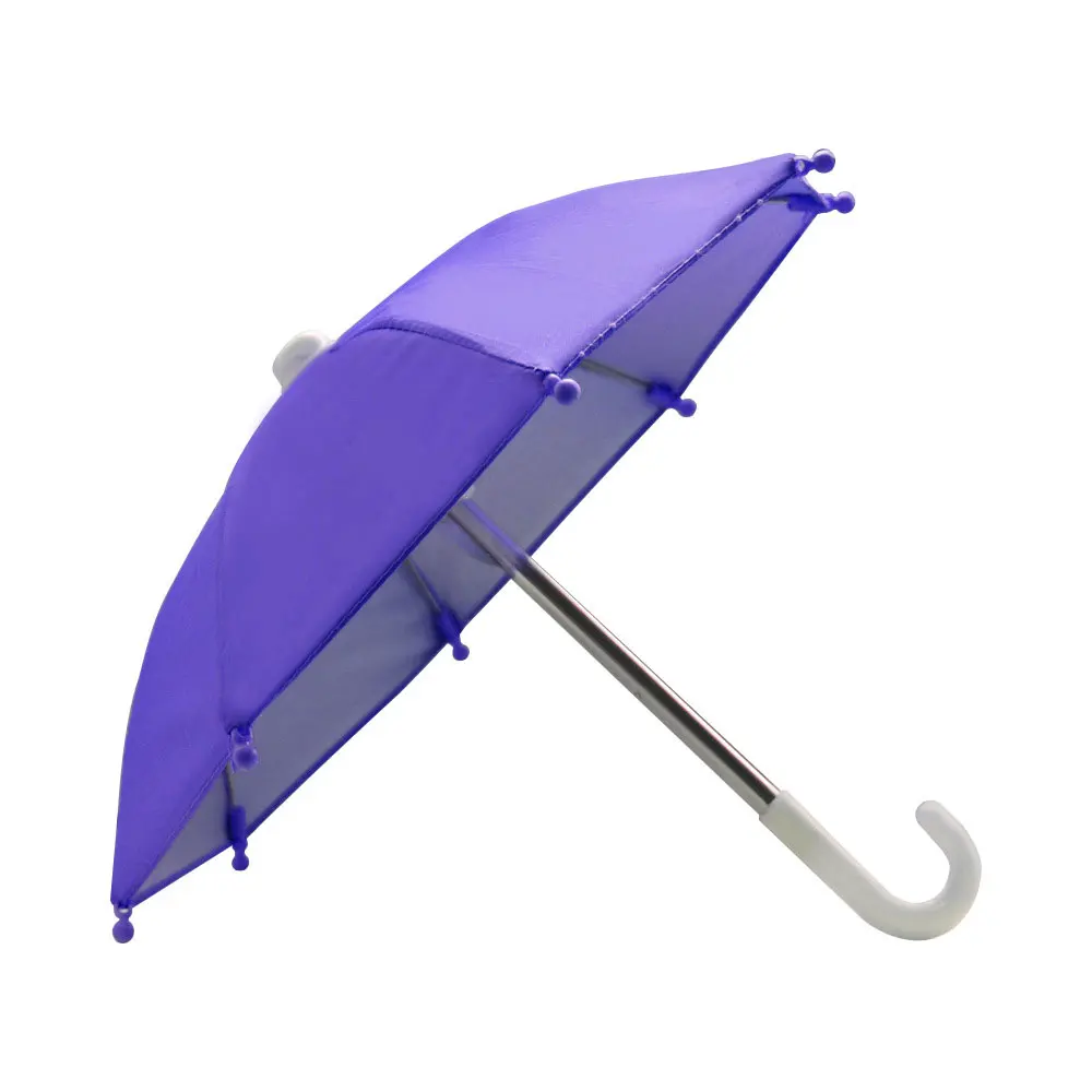Mini Umbrella Sunshade Phone Holder Motor Bike Handlebar Rain Resistant Waterproof Motorcycle Rider Rain Resistant Universal: PURPLE
