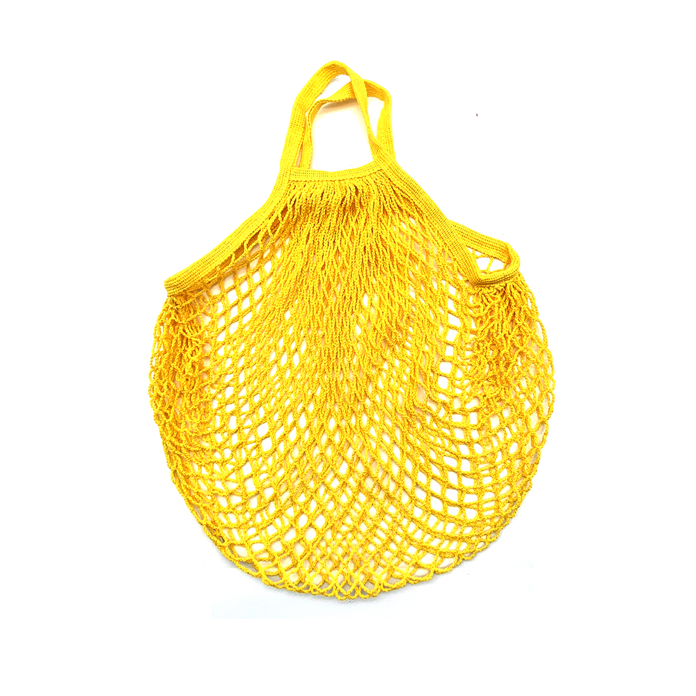 Totes Gittergewebe Tasche Baumwolle Schnur Produzieren Einkaufen Schildkröte-taschen Lebensmittel Kurzen Griff Netz Schulter-Tasche Obst Gemüse wiederverwendbar: i