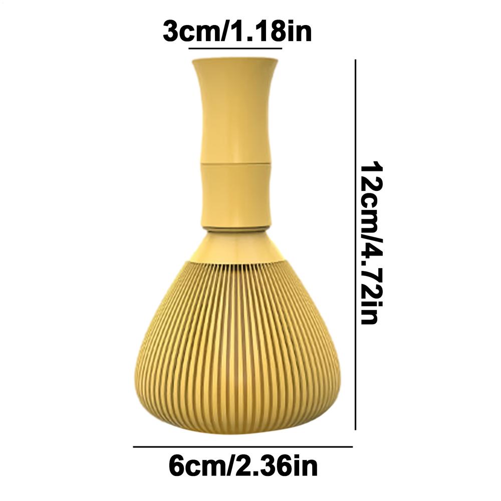 Matcha Garde Traditionele Matcha Garde Herbruikbare Matcha Groene Thee Borstel Verwijderbare Thee Garde Veilig Matcha Mixer Keuken Accessoires: YELLOW