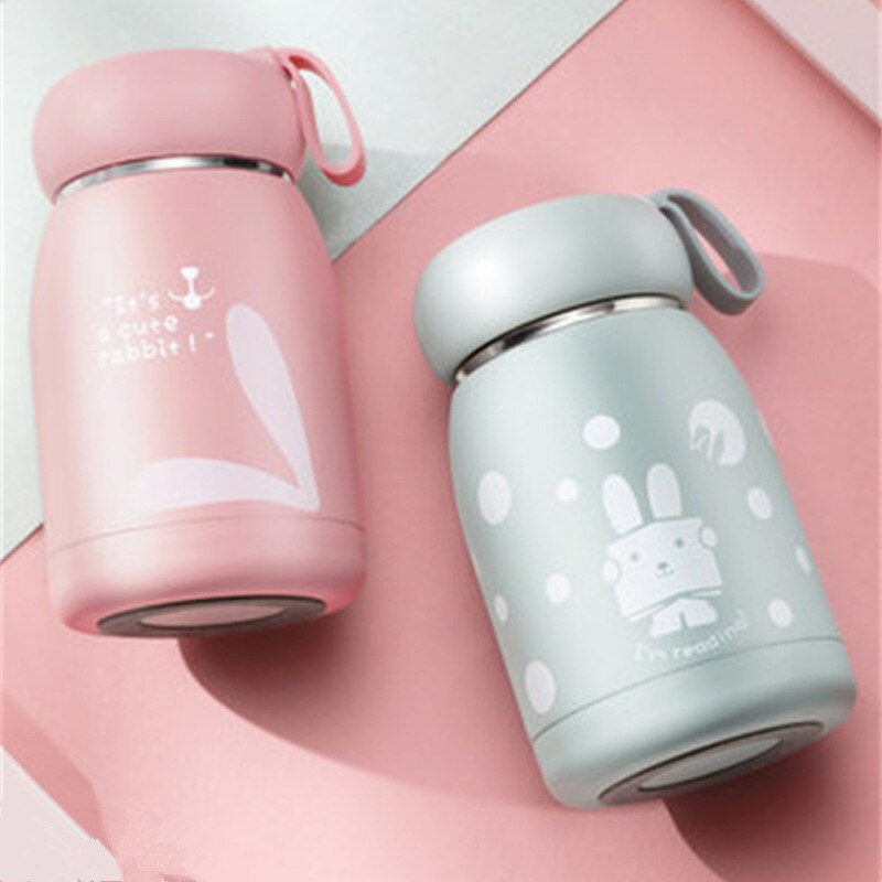 320ML de dibujos animados termo taza botella de los niños de acero inoxidable frasco de termo al vacío taza de café té de Thermocup