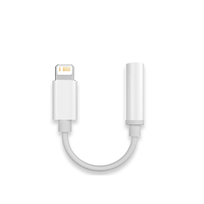 Adaptateur de casque pour IOS, séparateur Audio Aux pour IPhone 13 12 11X8 7 Plus, adaptateur d&#39;éclairage à 3.5mm, câble de prise d&#39;écouteurs: 1