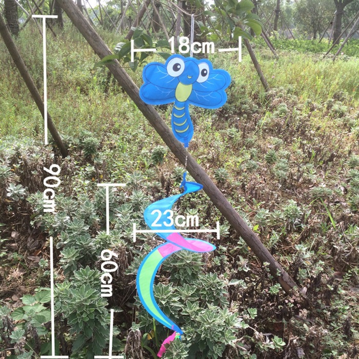 5 unids/lote Animal espiral al aire libre colorido molino viento Spinner césped jardín patio decoración al aire libre viento Spinners