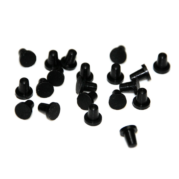 150pcs kleine zwarte rubberen plug voor inkt cartridge/CISS accessoires en onderdelen