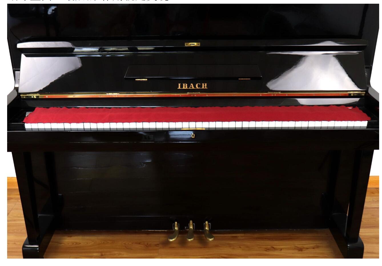 Teclado de Piano a prueba de polvo, tela, tamaño de 125x15cm, 5 uds.