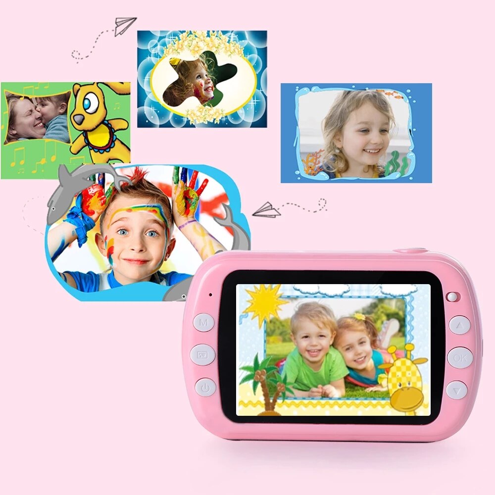 Kids Instant Camera Voor Kinderen Print Camera 3.5 Inch 1080P Digitale Camera Voor Kinderen Foto Camera Speelgoed voor Meisje Jongen