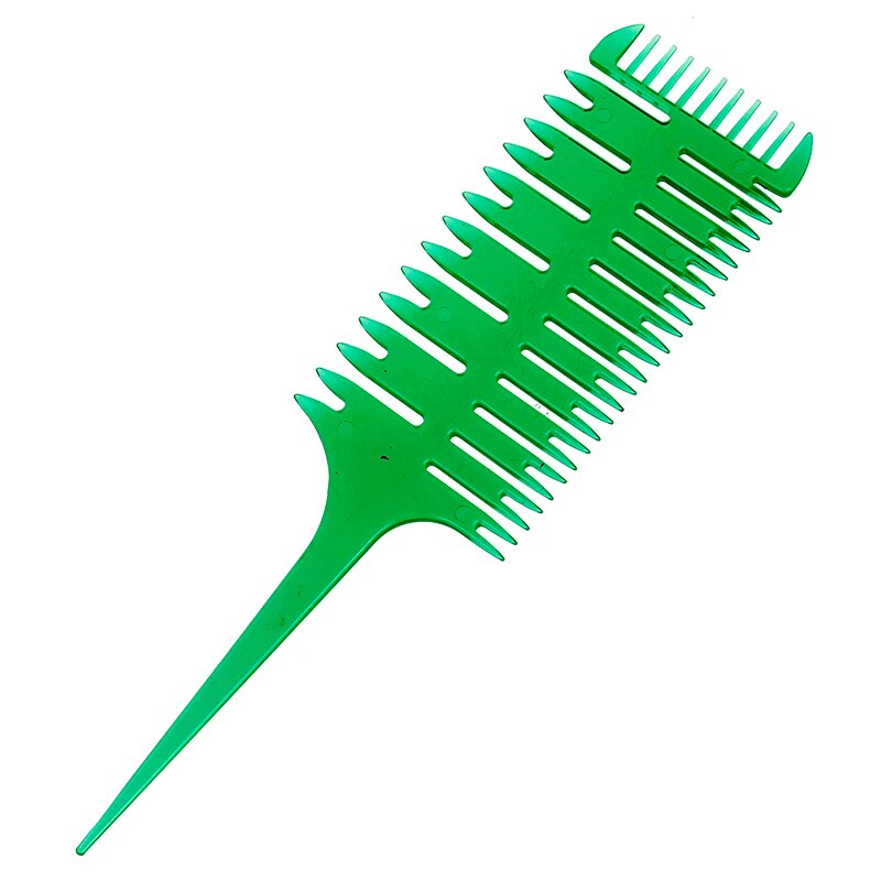 Easy To Use Weave Weaving Comb Hair Dye Styling Tool Salon Hair Dyeing Comb 3-Way Sectioning Highlight Comb: GN-A
