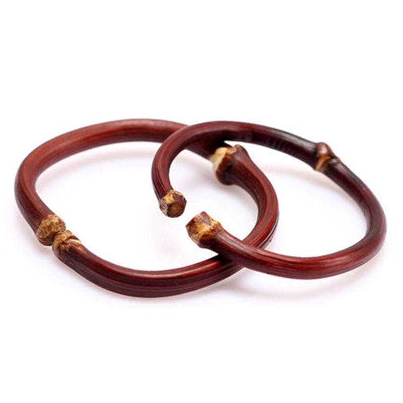 Bracelets Spatholobi naturels de montagnes de l'himalaya du Tibet BB-180 de manchette ouverte de vigne d'herbe saine