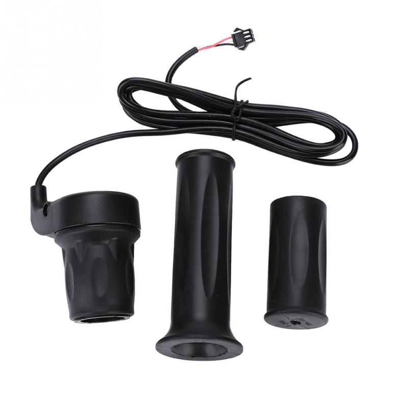 Universele Elektrische Fiets Snelheid Gashendel Plastic E-Bike Gashendel Rechts Gas Grip + Links Normale Grip 22.5mm Stuur: Default Title