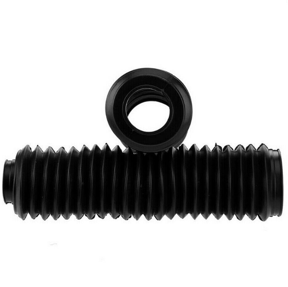 Uds 37mm 22 nudos delantero de la motocicleta tenedor protección antipolvo negro amortiguador cubierta botas Protector