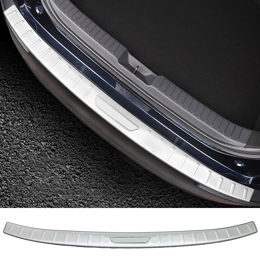 For Mazda CX-30 CX30 Accessories Stainless Steel Rear Bumper Protector Guard Plate Cover Trim Car Styling: outer plate trim