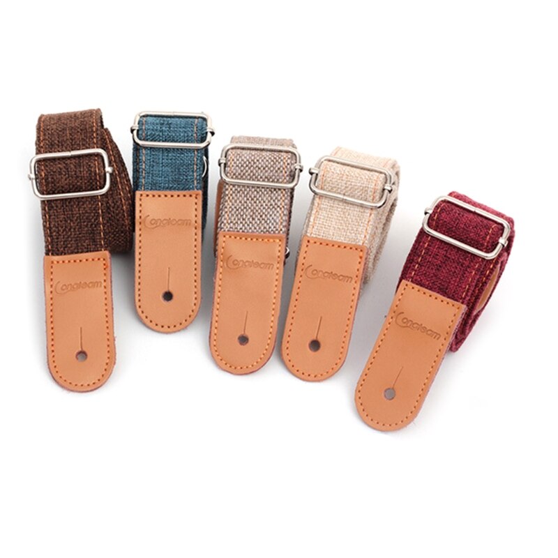 Adjustable Electric Guitar Strap Holders PU Leather Ends Acoustic Guitar Bass Strap Belt Accessories