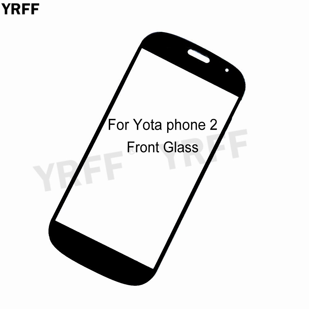 Panel de cristal exterior frontal con pantalla táctil para teléfono Yota 2 YD201 accesorios de herramientas para teléfono