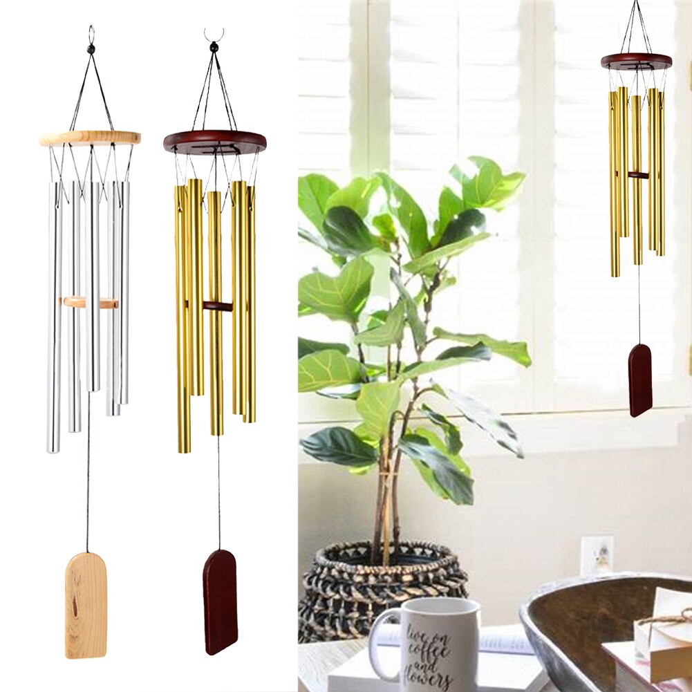 Deep Tone Garden Home Memorial Hook Hanging Wind Chimes Balcony For Outside Wood Patio Yard Living Room Durable