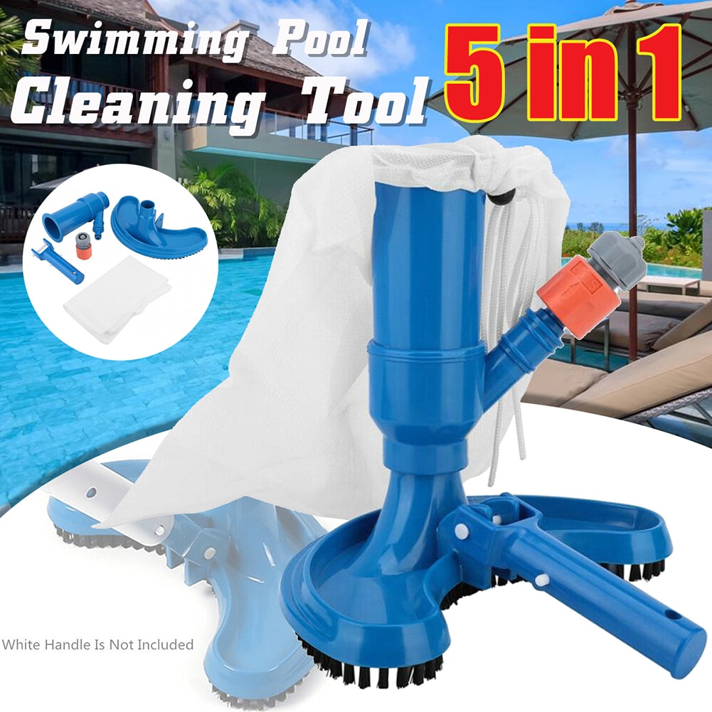 1 Set Mini Jet Swimming Pool Vacuum Floating Objects Cleaning Tools Suction Head Pond Fountain Vacuum Brush Cleaner
